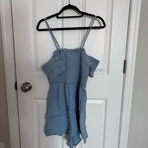 Chambray Romper